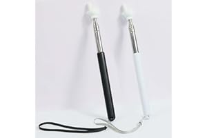 SVOCK Puntatori per Insegnanti per La Classe, Puntatore Retrattile per Presentatore con Cordino, Mini Retrattile Puntatore Forma Del Dito, Bastoni Allungabili per Insegnanti Scolastici e Homeschooling