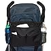 BTR Pram Buggy Buddy Stroller Organiser Changing Storage & Parent Bag - Black - Water Resistant, Universal Fit