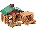 Produktbild LINAG DIY Kreative Blocks Puzzle-Bausteine Waldhütte Lincoln-Haus Spielzeug Zusammenbauenkinder Pädagogisches Werkzeug Geburtstagsgeschenk