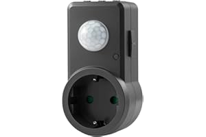 conecto detector de movimiento por infrarrojos, para enchufes, ángulo de detección 120°, instalación interior, IP20, gris