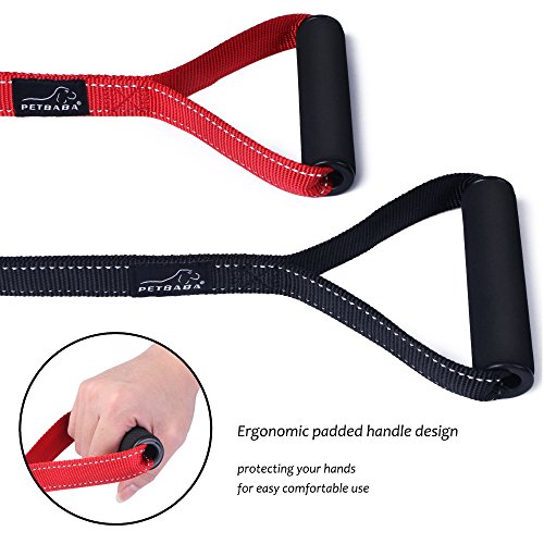 Handle-Dog-Lead-Padded-PETBABA-Reflective-Nylon-Training-Lead-for-Meidum-to-Large-Dogs