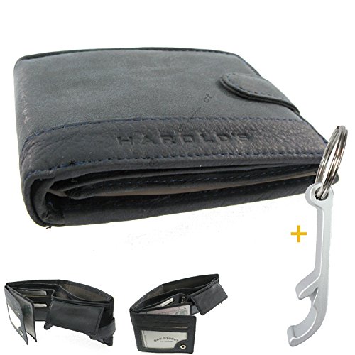 Preisvergleich Produktbild Herrengeldbörse Herrenbrieftasche Doppelriegel Sicherheitslasche edel #7286