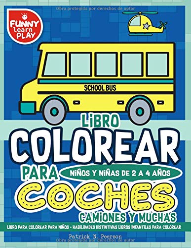 Libro para Colorear para Niños - Habilidades Distintivas Libros Infantiles para Colorear: Libros In