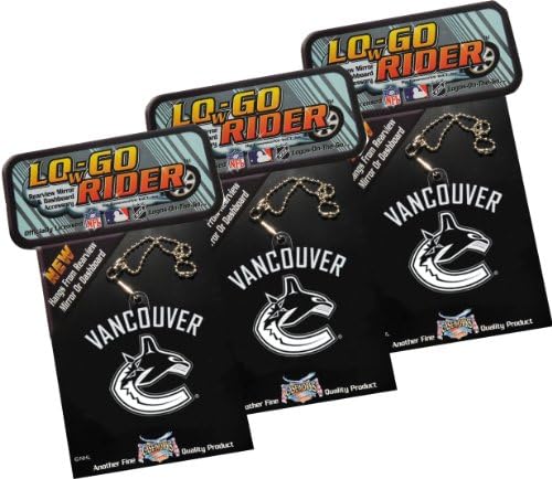 NHL Vancouver Canucks LowGo-Rider Team Logo Accessory (Pack of 3)