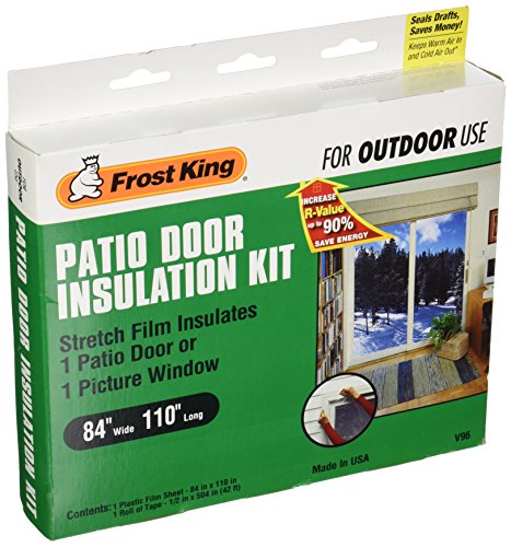 Frost KingV96H Outdoor Stretch Window Kit, 84in x 110in, Clear, 84-Inch by 110-Inch