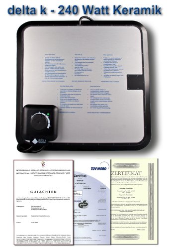 Delta-K - Calefacción de cerámica para camas de agua