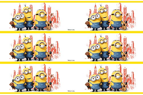 Essbares Tortenband Minions aus Zuckerpaste - 2