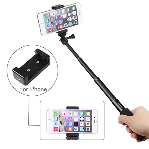Luxebell telesc pico extensi n aluminio Pole selfie stick para GoPro Hero Session Hero 4 Hero 3 3 2 Sony Acci n Cam y Smartphone reviews Luxebell telesc pico extensi n aluminio Pole selfie stick para GoPro Hero Session Hero 4 Hero 3 3 2 Sony Acci n Cam y Smartphone