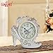 Produktbild Europäische kreative Uhr Vintage Pumps Mode Damenuhr Wohnzimmer Veranda Antike Uhr 33 * 32 * 10 cm,C