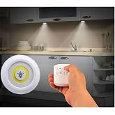 Mobee Uzaktan Kumandalı 3 L&uuml; Spot Led Lamba Kablosuz Pilli Işıldak