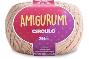 CÍRCULO Circulo Amigurumi - Hilo de algodón 100% virgen, 125 g, 254 metros, Chantilly