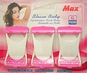 Max Body Shaver Razor Pack of 6