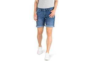 MUSTANG Damen Shorts Bermuda Kurze Jeans Hose Regular Jeansshorts Hotpants Basic Denim Stretch Baumwolle Blau w25 w26 w27 w28 w29 w30 w31 w32 w33 w34