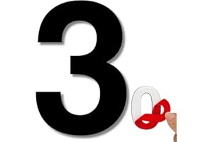 LEIASA | Numéro Adhésif Maison - 150 mm - Acier Inoxydable 304 - Nº 3 - Numéro Appartement/Hôtel - Numérotation des Portes - Numéro Adresse - Extérieur et Intérieur - Numéro 3 (3, 150 mm)