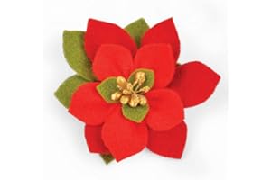 Sizzix Bigz Fustella a Forma, Stella di Natale Fiorita