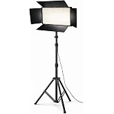800 LED Profesyonel Video Işığı Tripodlu &ndash; Ayarlanabilir Parlaklık (%10-100) & 3200K-5600K Renk Sıcaklığı &ndash; Fotoğraf, Vlog, Y