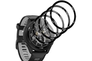 PawHoly 4 Stück für Schutzfolie Garmin Forerunner 265 Panzerglas，Dünne Weiche TPU Folie für Panzerfolie Garmin Forerunner 265 Displayschutz ，3D-Volle Bedeckung Blasenfreie Schutzglas