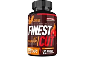 ENGEL NUTRITION Finest Cut 120 Kapseln | Stoffwechsel Formel mit L-Carnitin, Grüntee-Extrakt - Vegan - Made in Germany