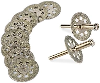 Wazaza Vented Rotary Diamond Cutting Disk Kit Blade Cutting Sheet 22MM 10PCS