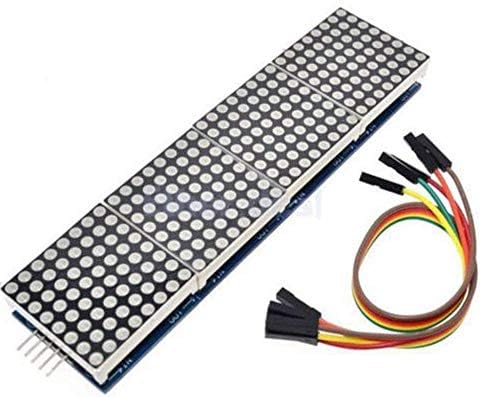 Refaxi MAX7219 Dot Matrix Module LED Matrix Display Microcontroller Module Control DIY Kit