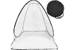 PLANTIONAL Tragbares Farbzelt für Sprühmalerei: Kleiner Sprühschutz, Farbkabine für DIY-Projekte, Hobby-Farbautomaten-Werkzeug-Malstation, kleine bis mittelgroße Möbel