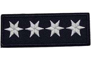 GEARBUDDIES Polizei Dienstgrad Textil Patches Polizeihauptkommissar/in A12, Uniform Zubehör, taktisches Abzeichen, Dienstkleidung, Einsatzweste, Dienstjacke, Patch