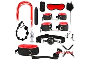GENÉRICO Kit de 13 piezas de Juguetes Sexuales para Adultos Juguetes Šêsxualȅs para Parejas Ofertas Šêxualês Muñeca Pack Hombres Juegôs Bǒǹdâgê Kît Ṣȅxô Pareja Placer B`D`S`M Juguetes êróticôs para adultôs