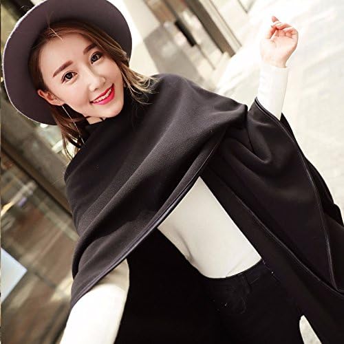 2017 Autumn Winter Scarf Shawl female dual thickening warm coat in the long scarf,black