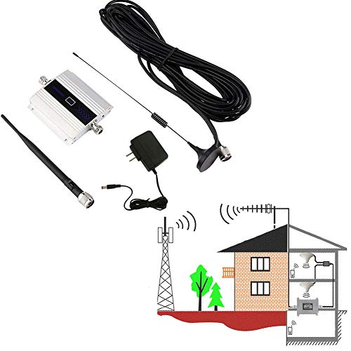 CAIZHAO Antena de Refuerzo de señal de teléfono Celular para gsm 2g / 3g / 4g LTE, brinde a Enhanc Voz móvil y Datos de Red rápidos Cobertura máxima 200 Metros Cuadrados