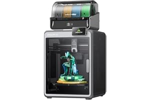 COMGROW Imprimante 3D officielle Creality K2 Combo, imprimantes 3D multicolores avec CFS, vitesse d'impression de 600 mm/s, extrudeuse à entraînement direct 300 ℃, chambre à nivellement automatique, caméra IA