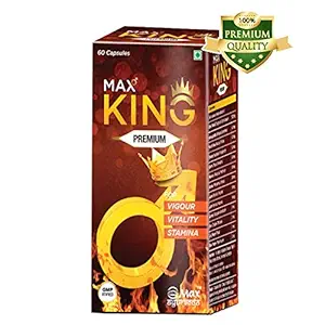 Max Ayurveda King For Men - 60 Capsules