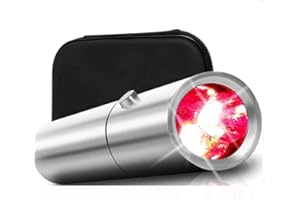 ZTBGY Penna per strumenti a luce rossa per terapia a luce rossa, strumento portatile per alleviare il dolore muscolare articolare, strumento adatto per schiena, collo, spalle, ginocchia, mani