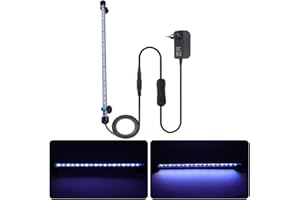MLJ, Acuario LED Iluminación, Iluminación LED para Acuarios Plantados Lámpara LED para Peceras Resistente al Agua Luz para (Alemania almacén)