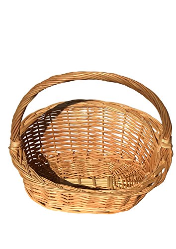 Geschenkkorb, Weidenkorb, Präsentkorb,mittel, 38x30x34 cm - 4