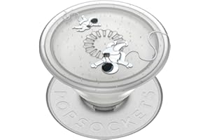 PopSockets Roślinny uchwyt do telefonu z rozszerzaną podpórką, ekologiczny PopSockets do telefonu - półprzezroczysty spacer kosmiczny