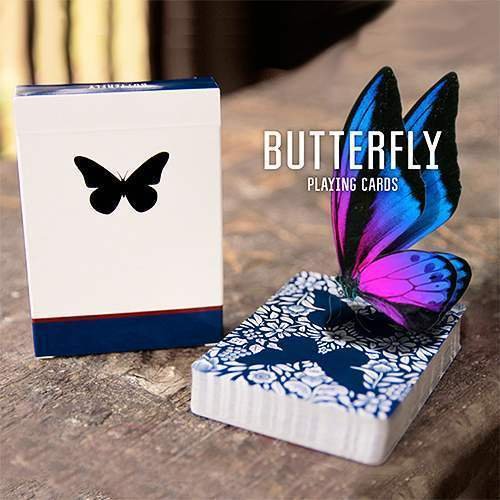 Preisvergleich Produktbild SOLOMAGIA Butterfly Playing Cards Marked (Blue) by Ondrej Psenicka