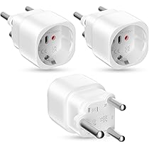 Unidapt Adattatore Da Viaggio Germania A Sudafrica Tipo M - 3 USB E 1 USB-C 20W PD - Per Namibia, Lesotho, Mozambico - 5