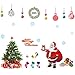 Topro X Large Merry Christmas Santa Claus Gift Show Window Wall Art Sticker...