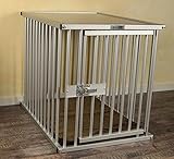 hundebox xl faltbar hochwertige Alu Dogbox / Hundekäfig aus Aluminium - alle Stäbe kraftschlüssig innen vernietet (kein quietschen oder klappern), natürlich rostfrei