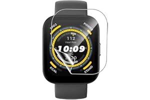 Snailcanfly 5pcs Hydrogel Film Screen Protector for Amazfit Bip 5 1.91" Smart Watch Flexible HD Transparent TPU Protective Film Ultra-thin Self-Healing Anti scratch Explosion-proof