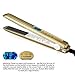 1 Inch Professional Nano-Titanium Flat Iron 450F Salon High Heat with Screen Touch, Dual Voltage, Golden