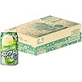 ASAHI CALPIS SODA Melon Cream Soda Japanese Canned Soft Drinks 350ml (Box of 24)