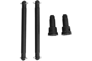BAFOVY 2 Pcs en Acier CVD Arbre de Conduite Dogbone Set Arbre des d'entraînement d'essieu Arrière RC avec des Performances Améliorées pour SCY 16101 16102 16103 16201 1/16 RC CAR