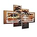 Produktbild Bilderdepot24 African Savannah M2 handgemaltes Leinwandbild 120x80cm 4 teilig 439