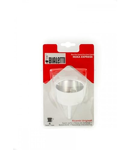 Confezione da 4 anelli di tenuta per caffettiera espresso 6 tazze, guarnizione di ricambio in silicone