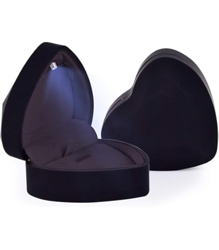 écrin Bague Homirty Boîte à Bague En Forme De Coeur, Boîte à Bague Avec Boite Bague Mariage
