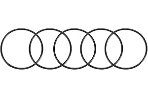 UXCELL sourcing map Juntas tóricas de caucho de nitrilo, 55 mm de diámetro exterior, 50 mm de diámetro interno, 2,5 mm de ancho, junta de sellado métrica, paquete de 5