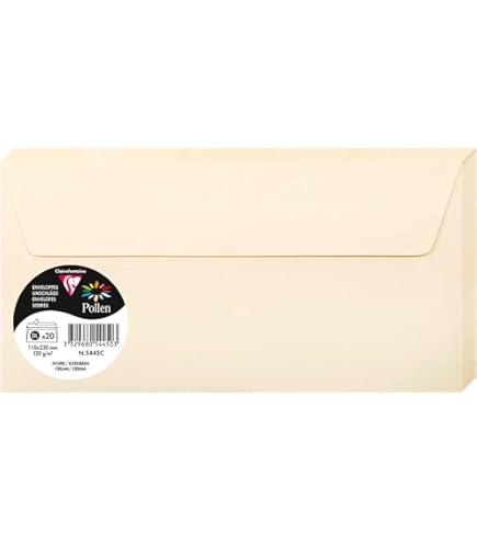 50 C5 Conqueror Laid (Textured) Cream Envelopes (½ A4