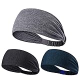 Un uso cómodo - Las cintas para la cabeza de yoga adaptarse a tamaños más la cabeza y son perfectamente elástica, porque tienen un diseño elástico, sin dolores de cabeza o impresiones de desgaste a largo plazo y flexible para una variedad de estilos.