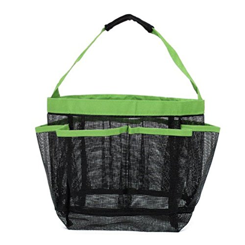 Ailiebhaus Netz Dusche Caddy Dusche Organizer Dusche Tasche für Reisen und Badezimmer (Grün)